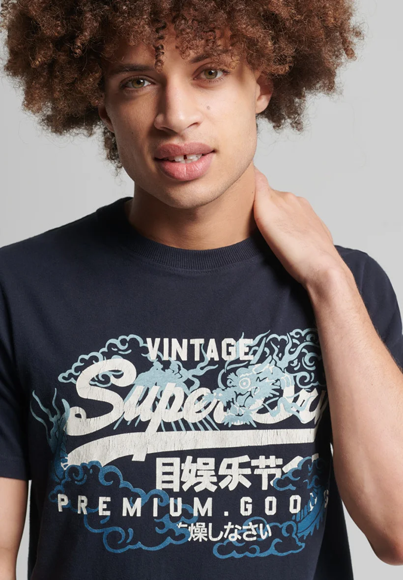 T-shirt Superdry con stampa Vintage