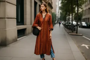 Come indossare una lunga tunica etnica in città? I trucchi per renderla attuale e mai fuori luogo