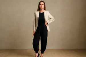 Come indossare pantaloni harem senza sembrare trasandata: il trucco che dona slancio