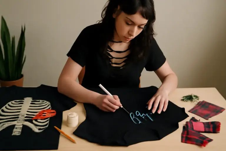 Personalizzazione di t-shirt in stile alternativo: idee facili che sorprendono con pochi materiali