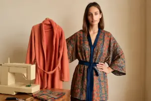 Upcycling creativo: come ottenere un kimono etnico da una vecchia vestaglia per un effetto wow