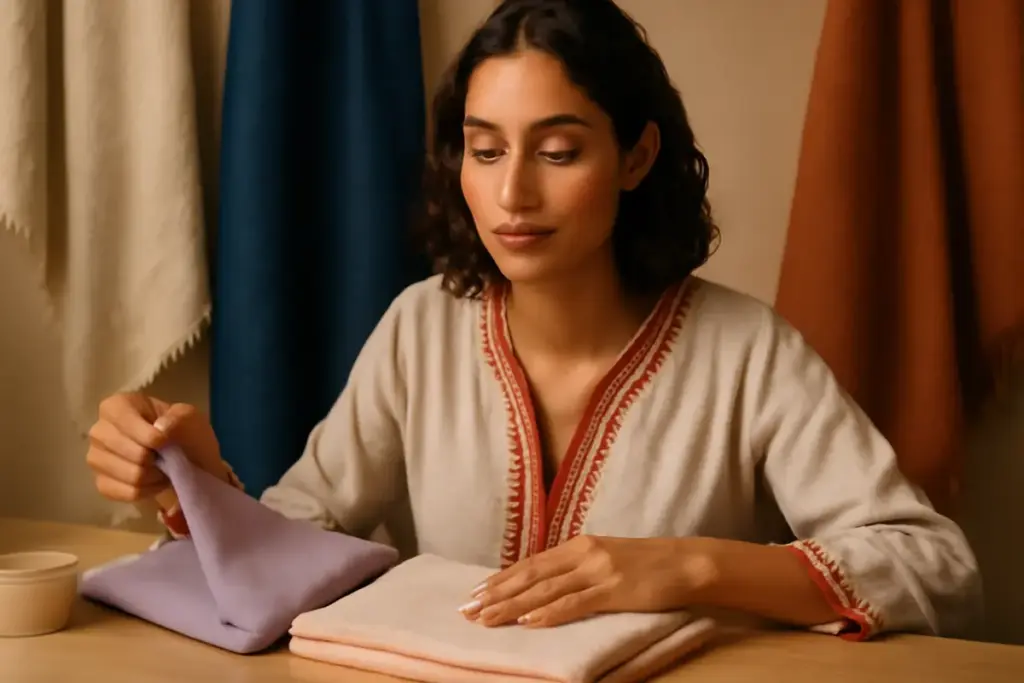 Quali sono i tessuti preferiti dai designer marocchini? I benefici inattesi per la pelle