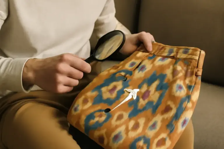 Come si riconosce una stampa ikat originale sui pantaloni? Gli indizi che nessuno ti dice