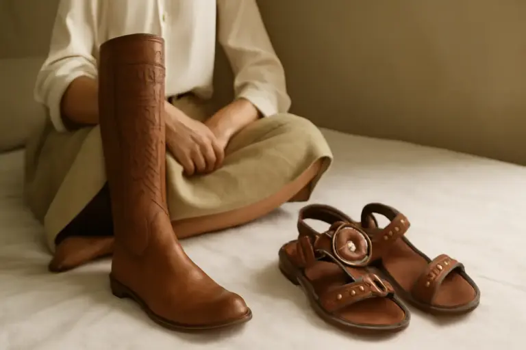 Stivali e sandali in cuoio artigianale etnico: le differenze da conoscere prima di abbinare ai tuoi outfit
