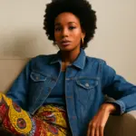 Vuoi unire denim alternativo e tessuti wax africani? Il risultato creativo che conquista sempre
