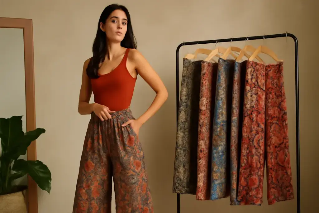 Come scegliere pantaloni palazzo etnici per un look alternativo: le dritte per valorizzare la figura